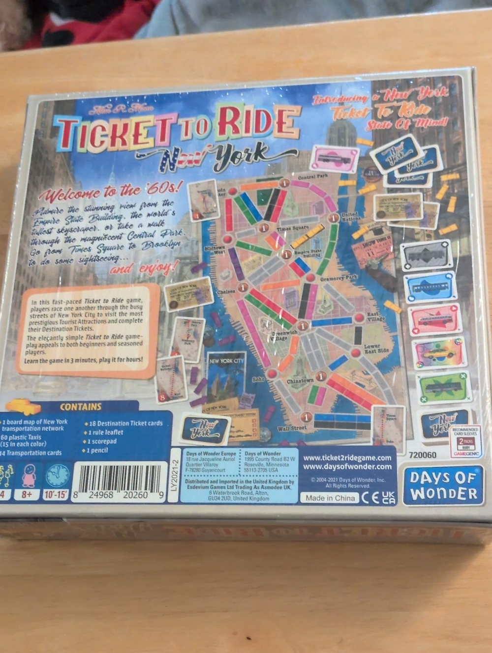 Ticket To Ride New York Game - Picture 2 of 4